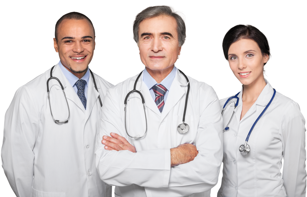 Portrait of Confident Doctors